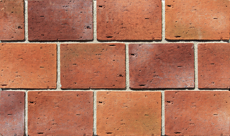 Red Color Exterior Wall Cultured Brick Vneer