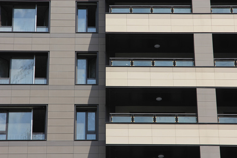 Clay Curtain Facade