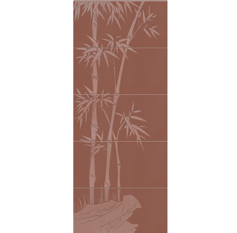 Bamboo Texture Decorative Terracotta Carved Panel