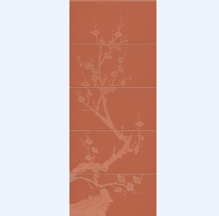 Customized Design 450x900x18mm Plum Blossom Wall Cladding