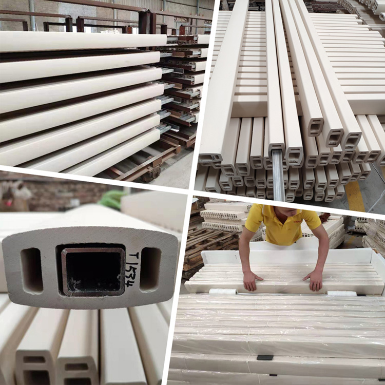 LOPO Terracotta baguettes during the production and packaging process.