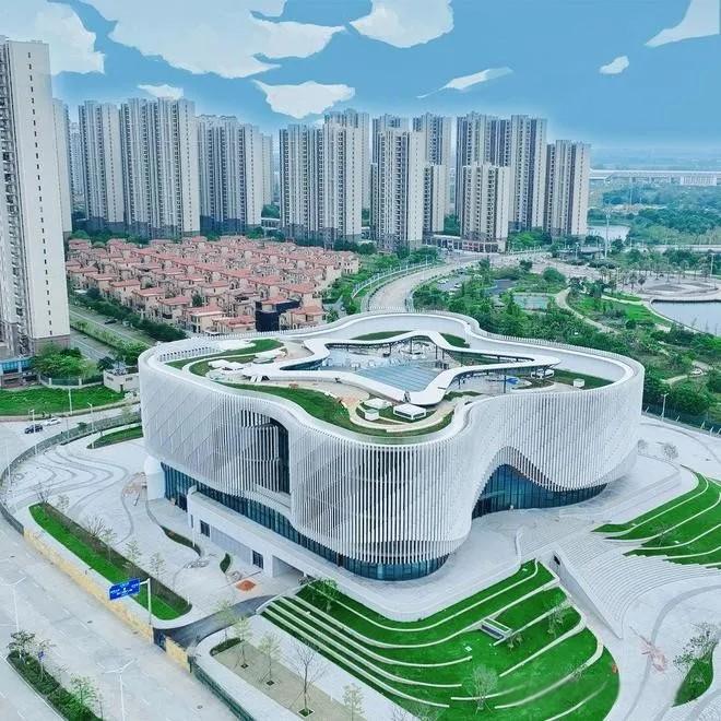 Yangjiang Seven Museums Panoramic View | LOPO Terracotta Terracotta Facade Panels