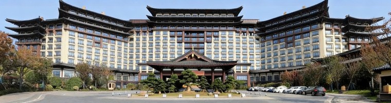 Architectural envelope design for a contemporary cultural resort hotel