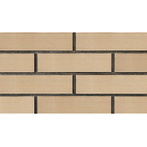 Tight Thin Lines Beige Facade Tiles