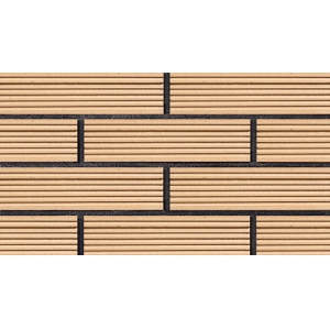 Horizontal Lines Thin Yellow Brick Tiles