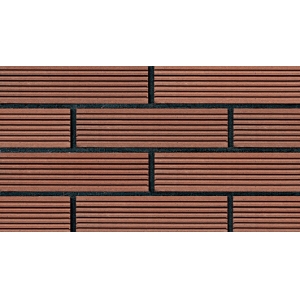 Natural Brown Horizontal Line Thin Brick Tiles