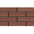 Natural Brown Horizontal Line Thin Brick Tiles 