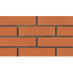 Outdoor Bright Orange Tile Facade