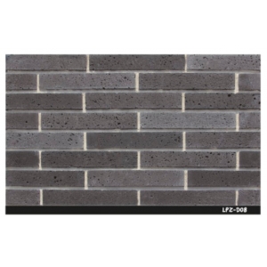 Dark GreyTravertine Facade Brick Wall