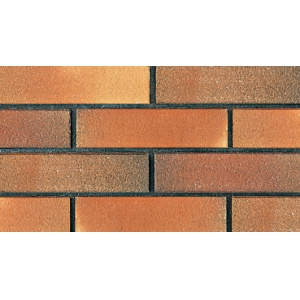 Kiln-Fired Mixed Color Brick Wall Facade