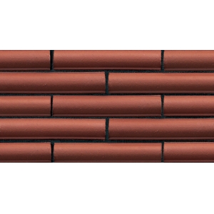 Brown Semi-Circle Raised Brick Panel Wall