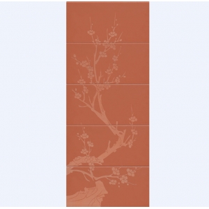 Customized Design 450x900x18mm Plum Blossom Wall Cladding