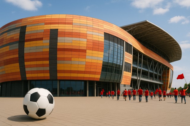Terracotta Baguettes and Louvers: Functional Elegance for Stadium Design